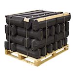 AircoBase opstellingsbalk recycled 1000 mm rubberen dempers incl. bevestiging M8 x 40 mm (pallet a 20 sets)