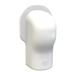 Tecnosystemi Optima muur afdekkap TMQ75 Zuiverwit RAL9010