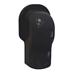 Tecnosystemi Optima muur afdekkap TMQ75 Zwart RAL9005