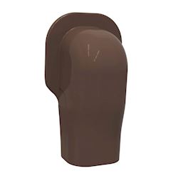 Tecnosystemi Excellens muur afdekkap  TMQ72 Bruin RAL8017