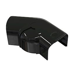 Tecnosystemi Optima platte bocht verstelbaar 80°-140° CPS102 Zwart RAL9005