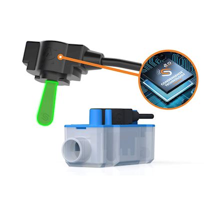 BlueDiamond MiniBlue V2 condenspomp + R-reservoir max. 5 l/u opvoerhoogte max. 8 m