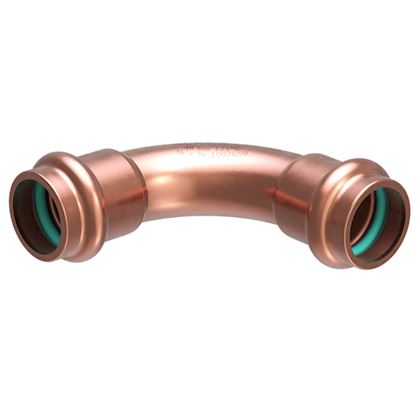 Vsh CoolPress lange bocht 90° FF 1.3/8" uitwendig (per zakje a 3 stuks)