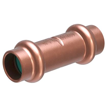 Vsh CoolPress rechte koppeling FF 1/4" inwendig (per zakje a 5 stuks)