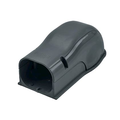 Inoac muur afdekkap 90° NW75-Z Antraciet RAL7016