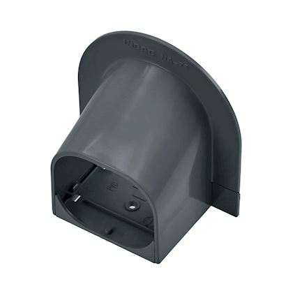 Inoac plafond/wand eindstuk NA-75-Z Antraciet RAL7016