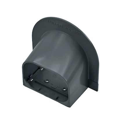 Inoac plafond/wand eindstuk NA-100-Z Antraciet RAL7016