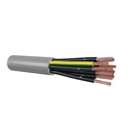 Dynamic stuurstroomkabel halogeenvrij afgeschermd 2 x 1,5 mm² (haspel van 500 meter)