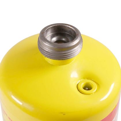 Universeel cilinder voor éénmalig gebruik, inhoud 450gr, temp. 2020°C 7/16" aansluiting