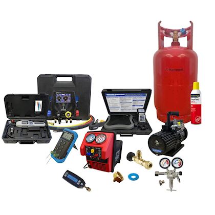 Mastercool BRL100/ATEX digitale meterset compleet professioneel A2L/A3 koudemiddelen R290