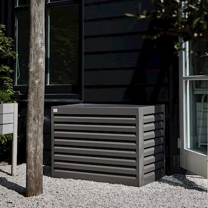 Evolar Evo-cover omkasting Medium licht antraciet aluminium gepoedercoat 800 x 1100 x 550 mm