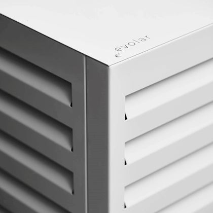 Evolar Evo-cover omkasting Small wit aluminium gepoedercoat 700 x 1000 x 500 mm + condensorschot en opstelvoetjes
