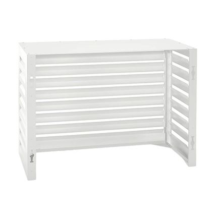 Evolar Evo-cover omkasting Small wit aluminium gepoedercoat 700 x 1000 x 500 mm + condensorschot en opstelvoetjes