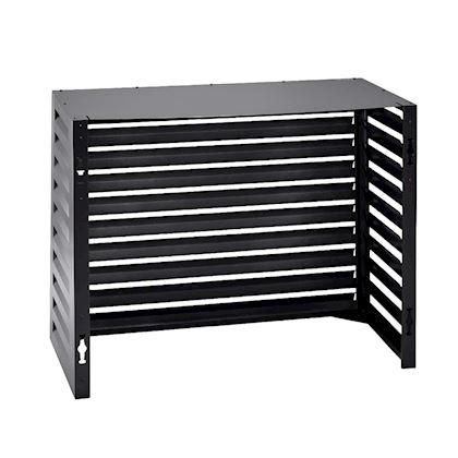 Evolar Evo-cover omkasting Medium zwart aluminium gepoedercoat 800 x 1100 x 550 mm + condensorschot en opstelvoetjes