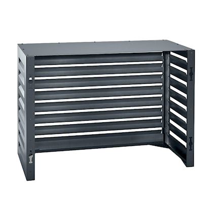 Evolar Evo-cover omkasting Small donker antraciet aluminium gepoedercoat 700 x 1000 x 500 mm + condensorschot en opstelvoetjes