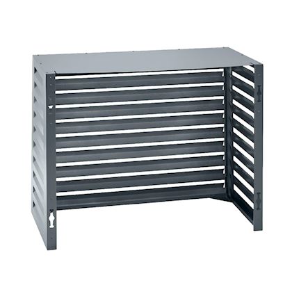 Evolar Evo-cover omkasting Medium donker antraciet aluminium gepoedercoat 800 x 1100 x 550 mm + condensorschot en opstelvoetjes