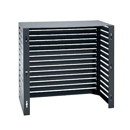 Evolar Evo-cover omkasting Large antraciet donker aluminium gepoedercoat 1100 x 1200 x 650 mm + condensorschot en opstelvoetjes