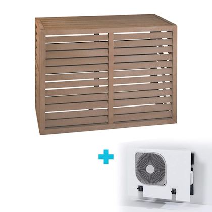 Evolar Evo-cover omkasting Medium houtlook teak 800 x 1100 x 550 mm + condensorschot