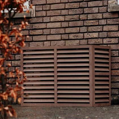 Evolar Evo-cover omkasting Medium houtlook teak 800 x 1100 x 550 mm + condensorschot