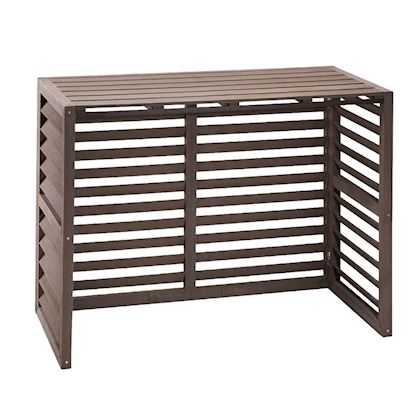 Evolar Evo-cover omkasting Medium houtlook natuurlijk bruin 800 x 1100 x 550 mm + condensorschot en opstelvoetjes