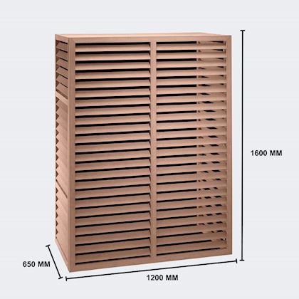 Evolar Evo-cover omkasting Tower houtlook teak 1600 x 1200 x 650 mm