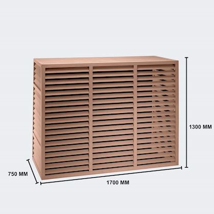Evolar Evo-cover omkasting Extra-Large houtlook teak 1300 x 1700 x 750 mm