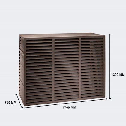 Evolar Evo-cover omkasting Extra-Large natuurlijk bruin 1300 x 1700 x 750 mm