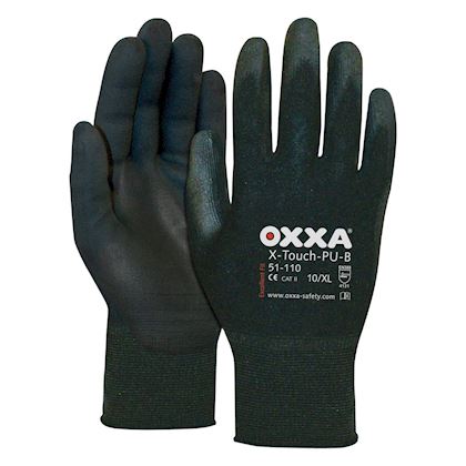 Oxxa handschoen X-Touch-PU-B zwart maat 10