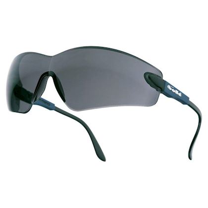 Bolle veiligheidsbril Ampato bruin glas zwart montuur