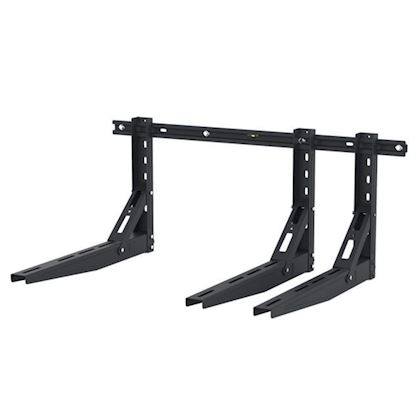 Rodigas MS216N 3-armen wandbeugel Zwart b=800 mm met aluminium montagerail, max. 250 kg RAL7016