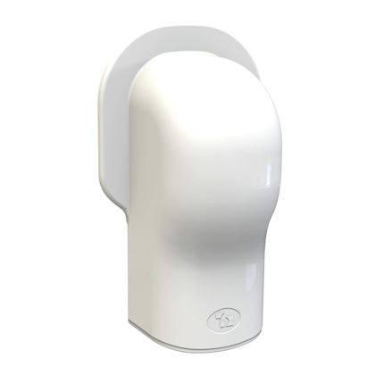 Tecnosystemi Optima muur afdekkap TMQ62 Zuiverwit RAL9010