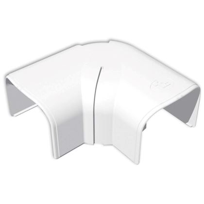 Tecnosystemi Optima platte bocht verstelbaar 80°-140° CPS102 Zuiverwit RAL9010