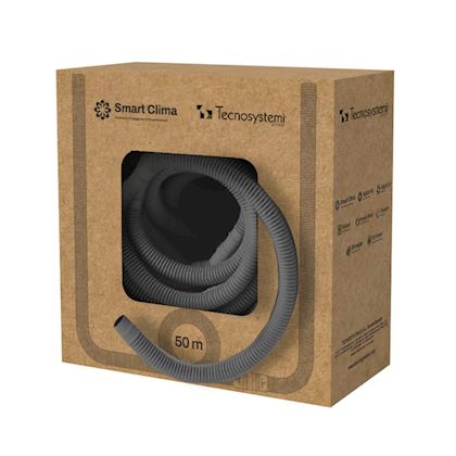 Tecnosystemi afvoerslang flexibel coated 16/18 mm (rol van 50 meter) antraciet