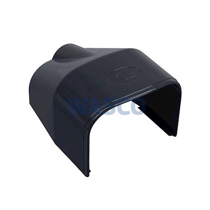 Tecnosystemi Optima kabel/leiding uitgangskap TS75  Antraciet RAL7016
