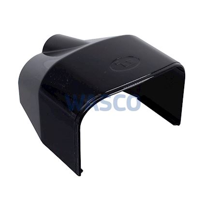 Tecnosystemi Optima kabel/leiding uitgangskap TS102 Zwart RAL9005