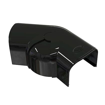 Tecnosystemi Optima platte bocht verstelbaar 80°-140° CPS102 Zwart RAL9005