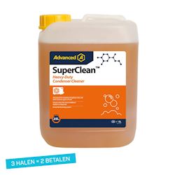 Advanced SuperClean condensorreiniger jerrycan van 5 liter concentraat goed voor werkzaam 25 liter (2+1 gratis)