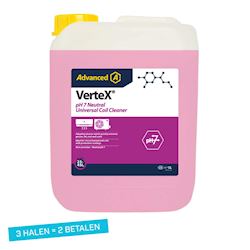 Advanced VerteX in condensor- en verdamperreiniger jerrycan van 5 liter concentraat goed voor werkzaam 25-45 liter (2+1 gratis)