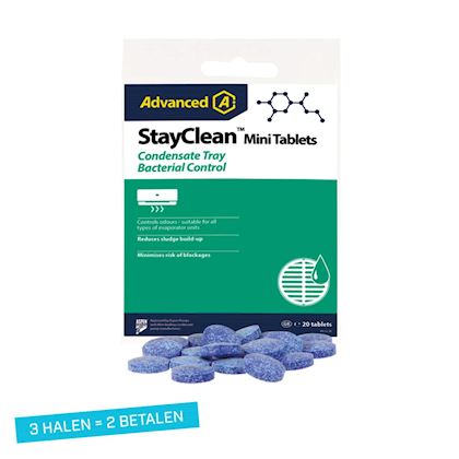 Advanced StayClean Mini reinigings-en geurtabletten (20 stuks)